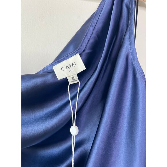 NWT Cami NYC Darby One Shoulder Sexy Thong Bodysuit Top Night Shadow Size Medium - Picture 4 of 8